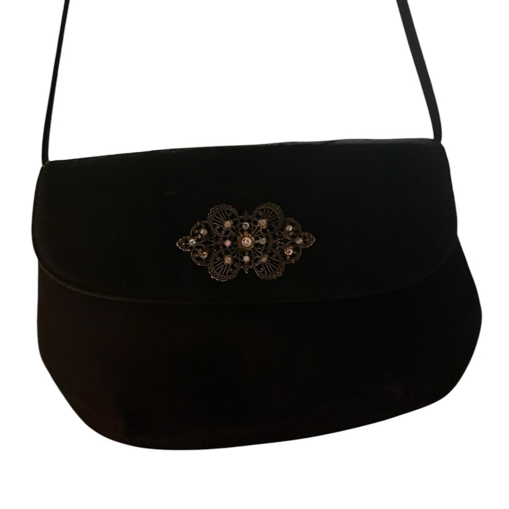Vintage Givenchy Silk Evening Clutch/Purse with Shoulder Strap